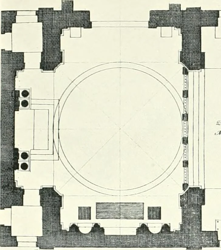 An illustration from A history of French architecture, from the reign of Charles VIII till the death of Mazarin, 1911, leaf 74