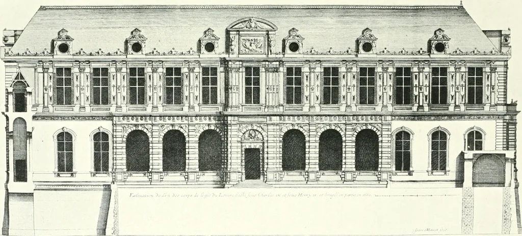 An illustration from A history of French architecture, from the reign of Charles VIII till the death of Mazarin, 1911, leaf 82