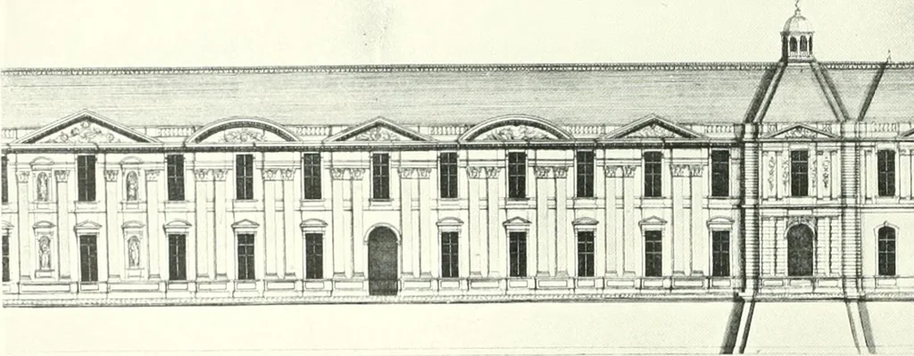 An illustration from A history of French architecture, from the reign of Charles VIII till the death of Mazarin, 1911, leaf 88