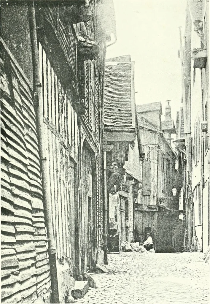 An illustration from A history of French architecture, from the reign of Charles VIII till the death of Mazarin, 1911, leaf 96