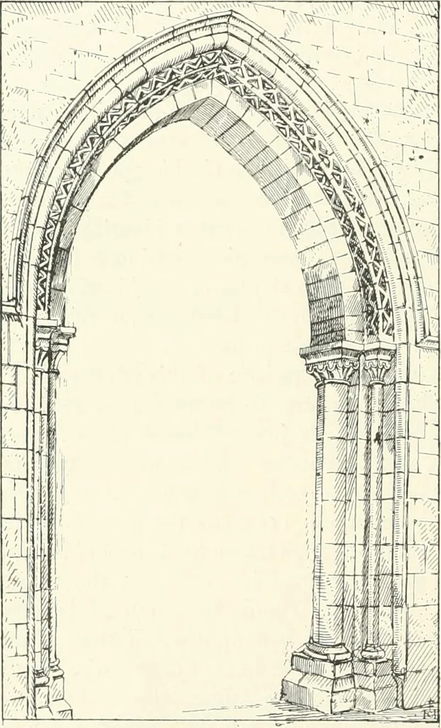 An illustration from A history of Gothic art in England, 1900, leaf 103