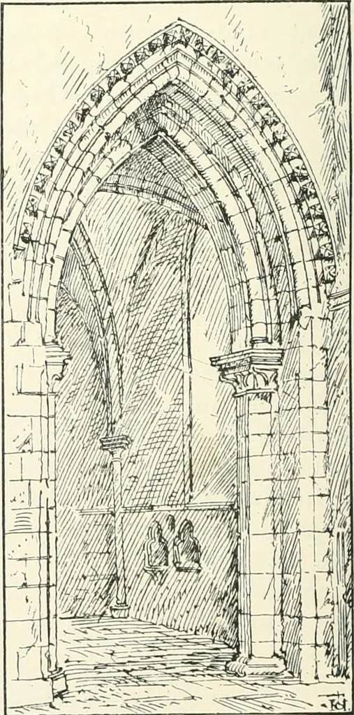 An illustration from A history of Gothic art in England, 1900, leaf 105
