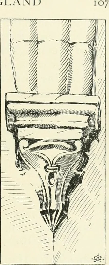 An illustration from A history of Gothic art in England, 1900, leaf 126
