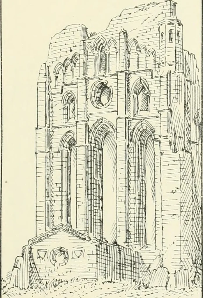 An illustration from A history of Gothic art in England, 1900, leaf 142