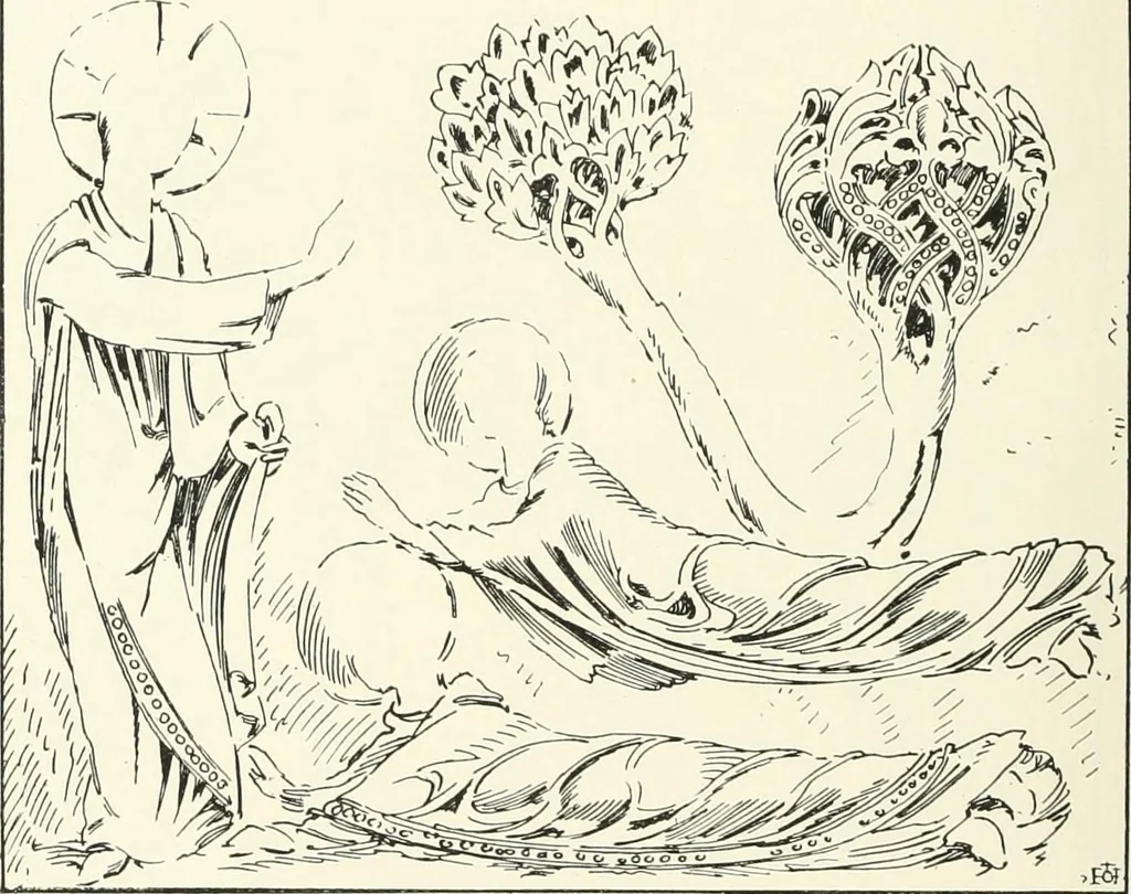 An illustration from A history of Gothic art in England, 1900, leaf 155
