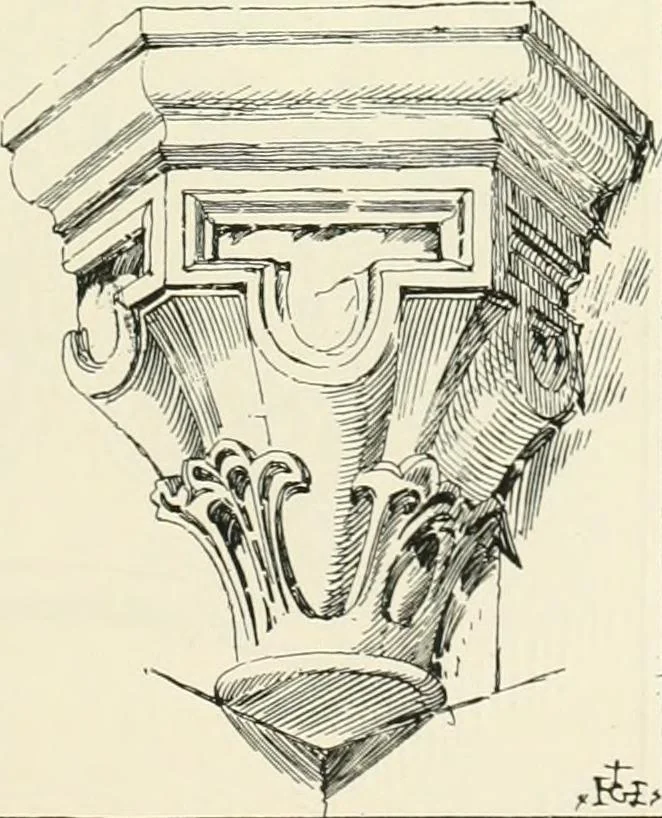 An illustration from A history of Gothic art in England, 1900, leaf 162