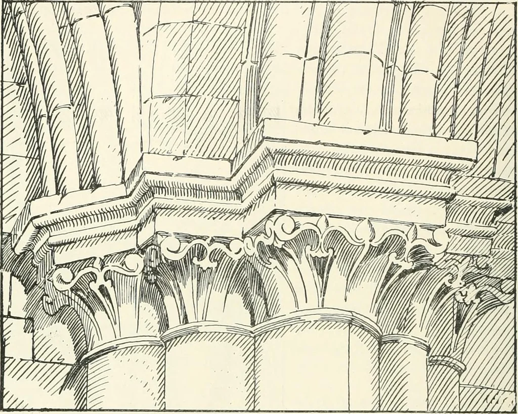 An illustration from A history of Gothic art in England, 1900, leaf 163