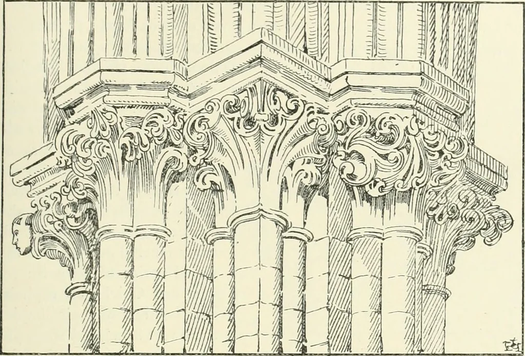 An illustration from A history of Gothic art in England, 1900, leaf 164