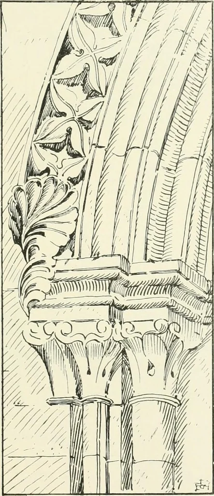 An illustration from A history of Gothic art in England, 1900, leaf 166