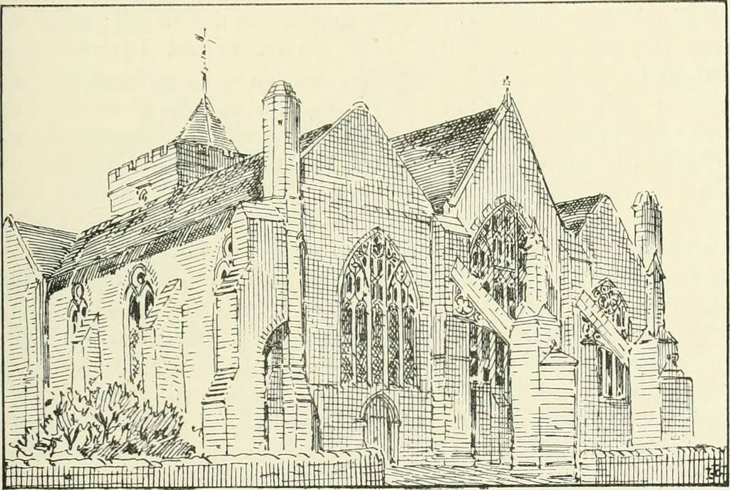 An illustration from A history of Gothic art in England, 1900, leaf 196