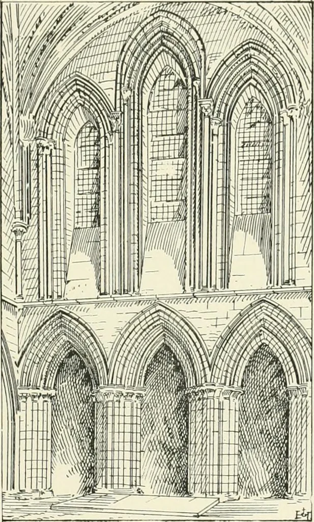 An illustration from A history of Gothic art in England, 1900, leaf 202