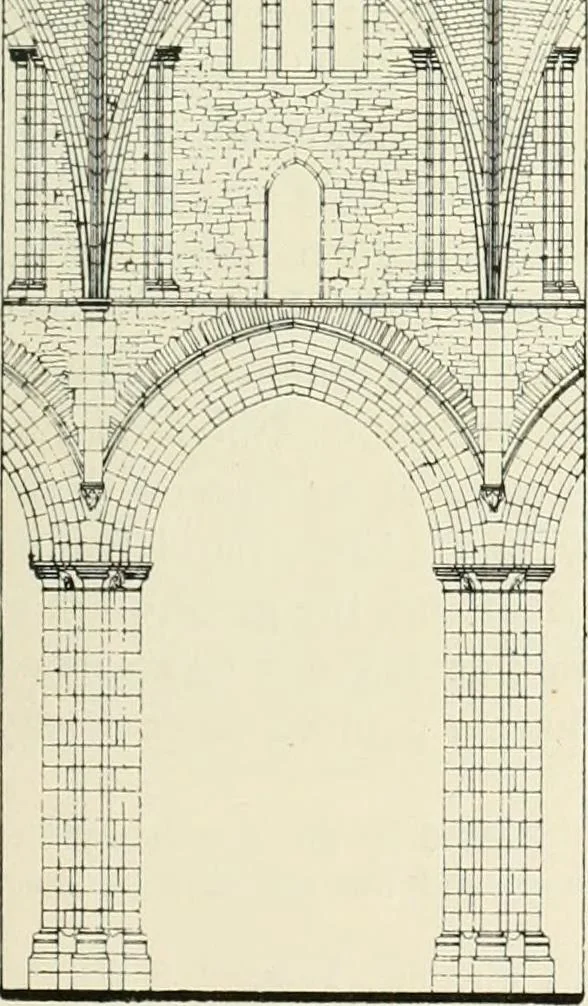 An illustration from A history of Gothic art in England, 1900, leaf 208