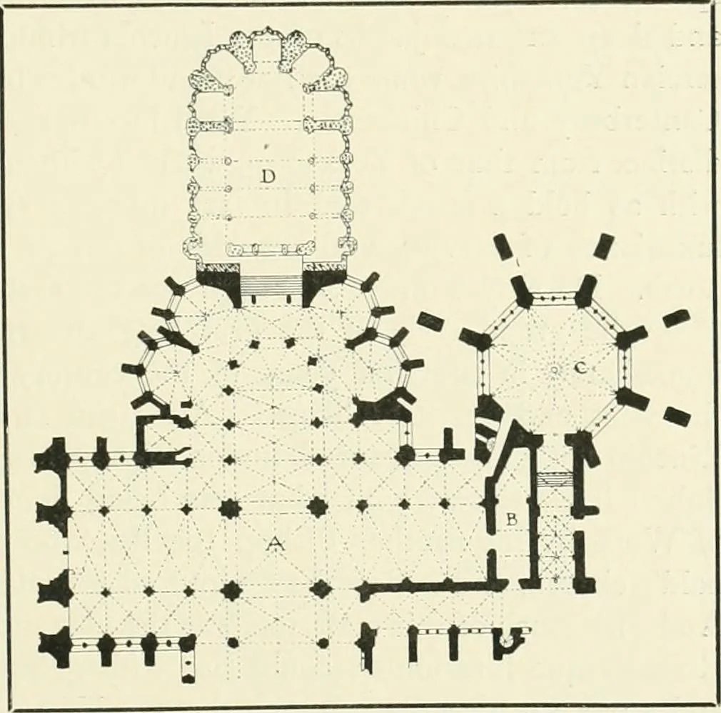 An illustration from A history of Gothic art in England, 1900, leaf 222