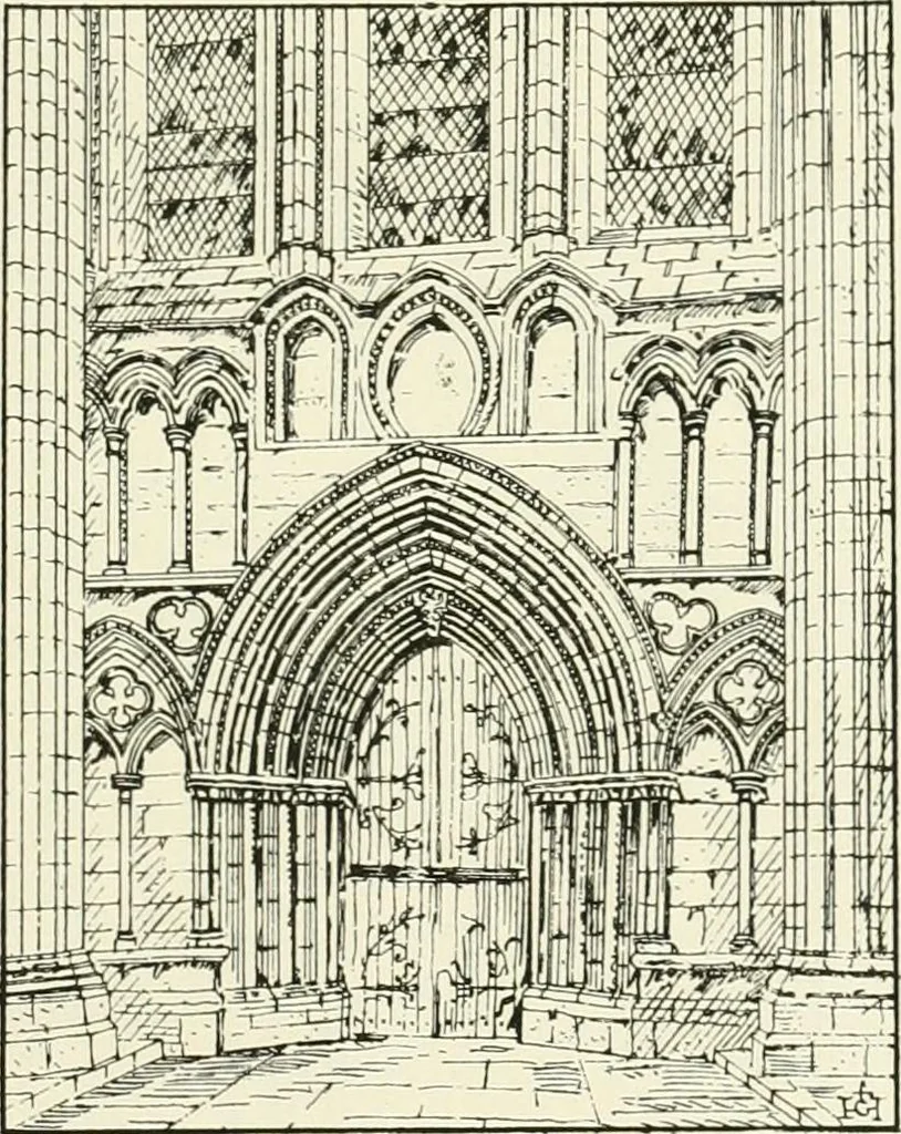 An illustration from A history of Gothic art in England, 1900, leaf 240