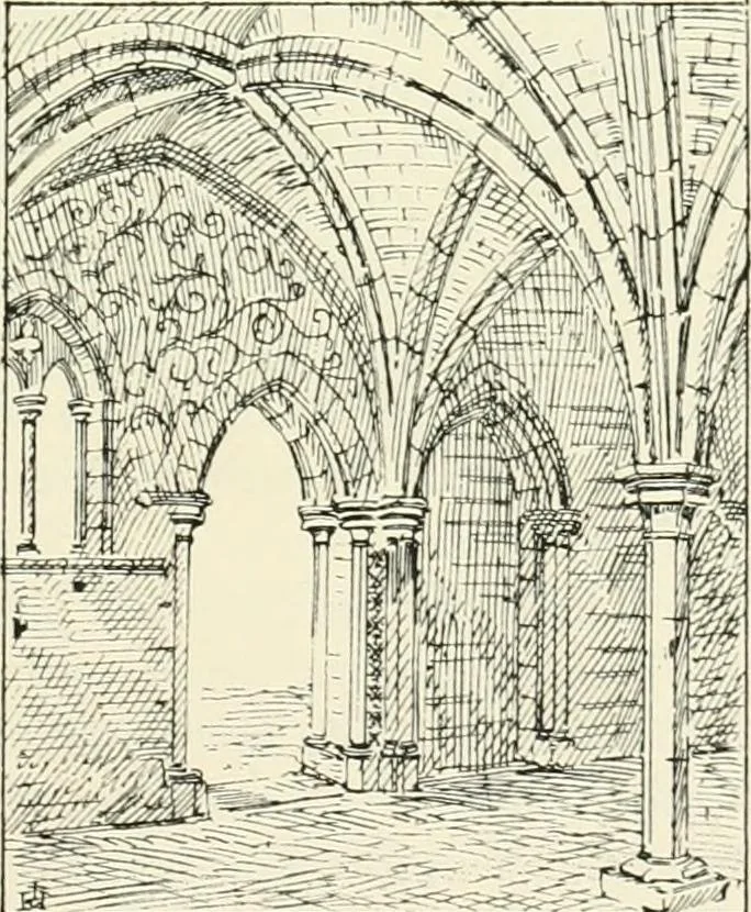An illustration from A history of Gothic art in England, 1900, leaf 252