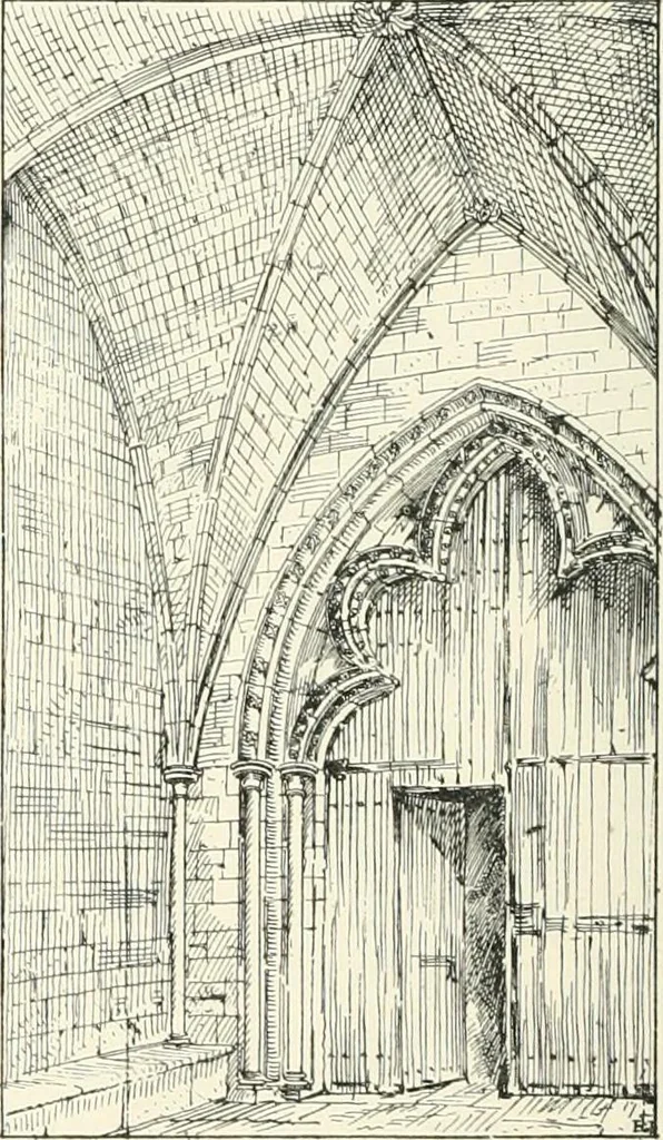An illustration from A history of Gothic art in England, 1900, leaf 283