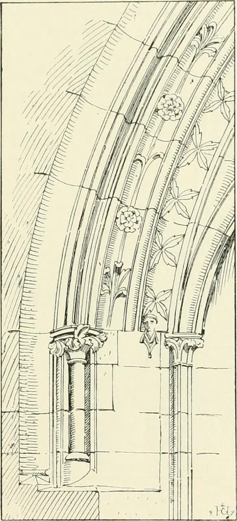 An illustration from A history of Gothic art in England, 1900, leaf 284