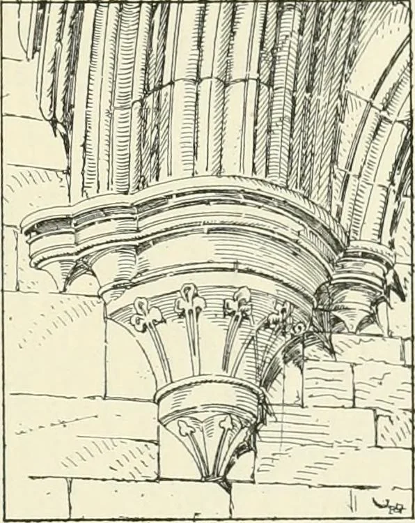 An illustration from A history of Gothic art in England, 1900, leaf 292