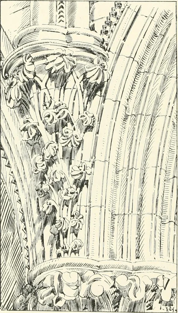 An illustration from A history of Gothic art in England, 1900, leaf 293