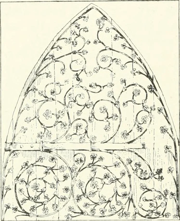 An illustration from A history of Gothic art in England, 1900, leaf 295