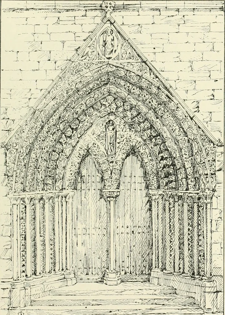 An illustration from A history of Gothic art in England, 1900, leaf 302