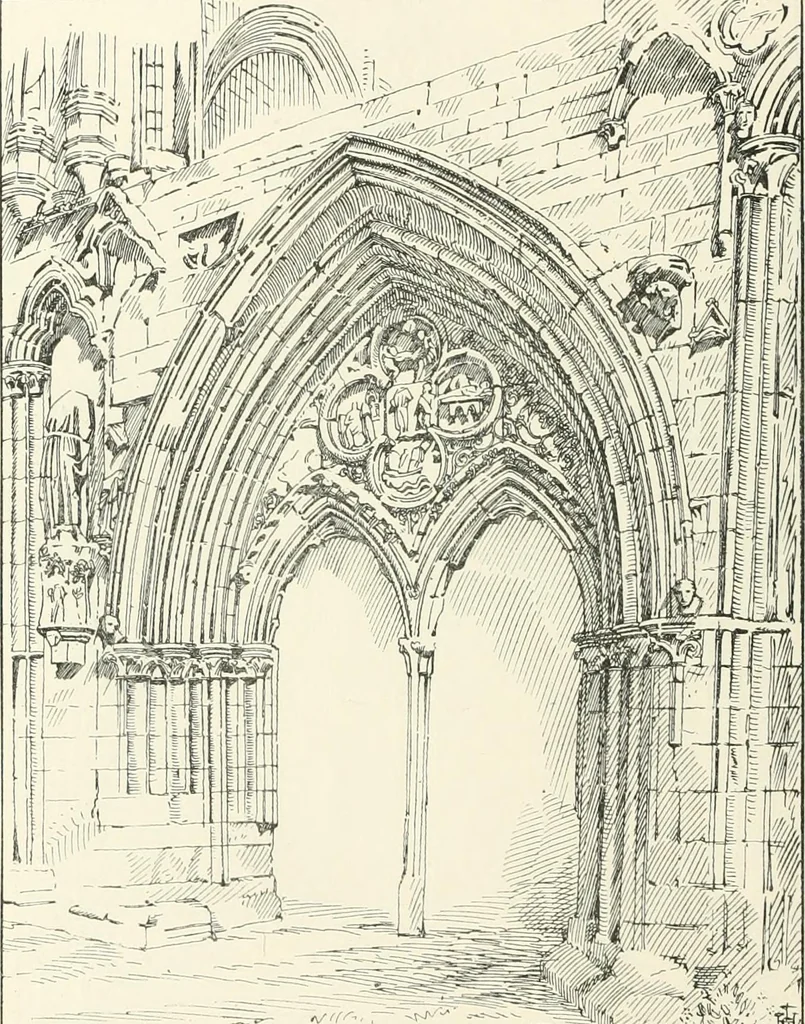 An illustration from A history of Gothic art in England, 1900, leaf 303