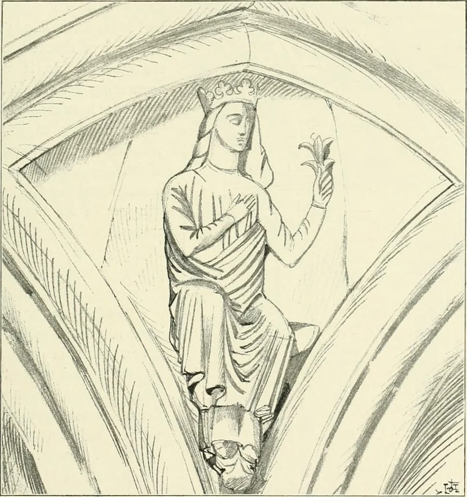 An illustration from A history of Gothic art in England, 1900, leaf 306