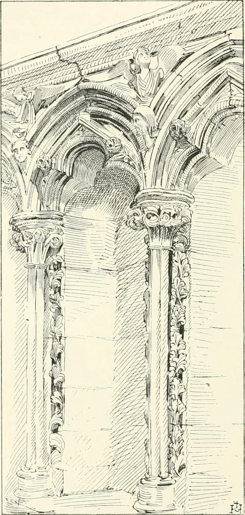 An illustration from A history of Gothic art in England, 1900, leaf 307
