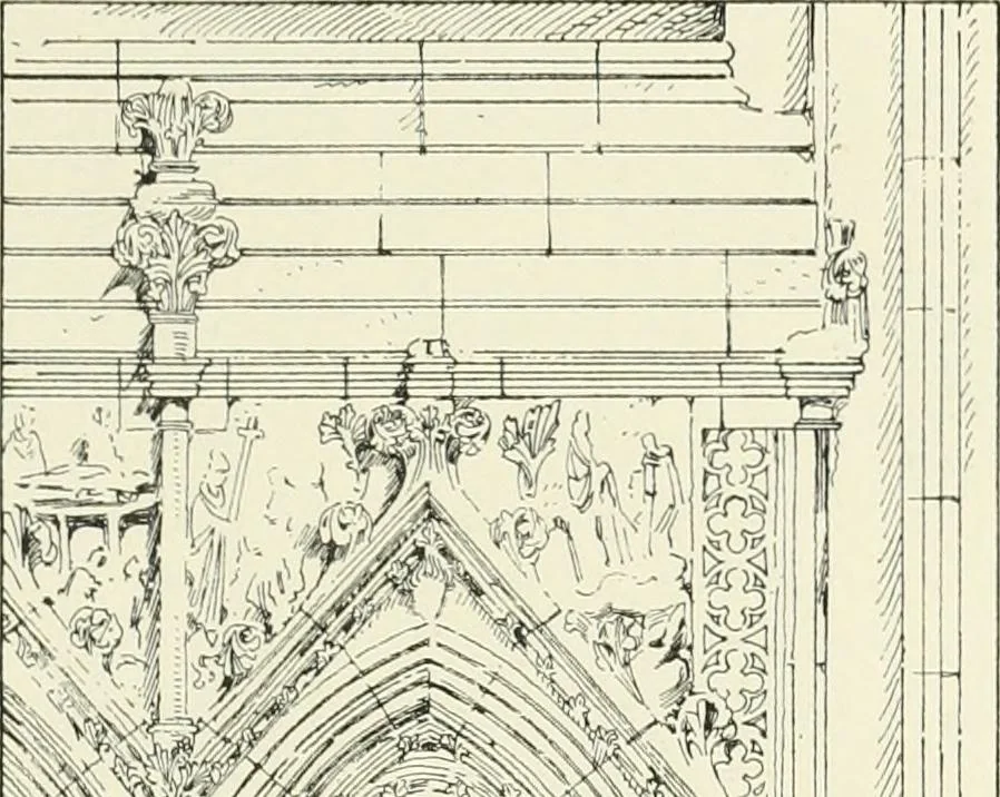 An illustration from A history of Gothic art in England, 1900, leaf 310