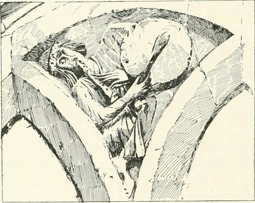 An illustration from A history of Gothic art in England, 1900, leaf 317