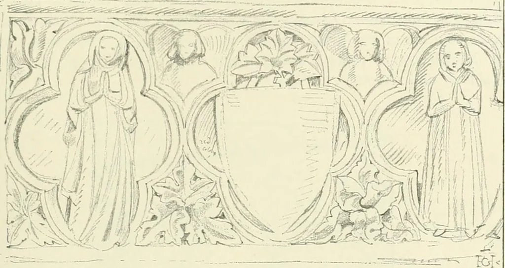 An illustration from A history of Gothic art in England, 1900, leaf 318