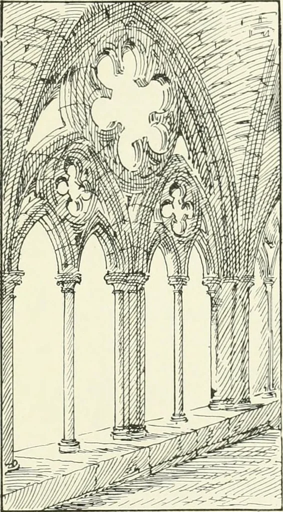 An illustration from A history of Gothic art in England, 1900, leaf 332