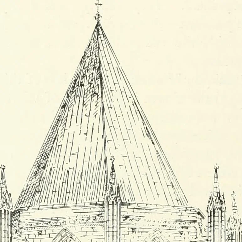 An illustration from A history of Gothic art in England, 1900, leaf 343