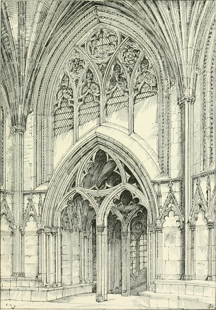 An illustration from A history of Gothic art in England, 1900, leaf 344