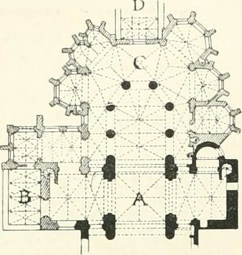 An illustration from A history of Gothic art in England, 1900, leaf 381