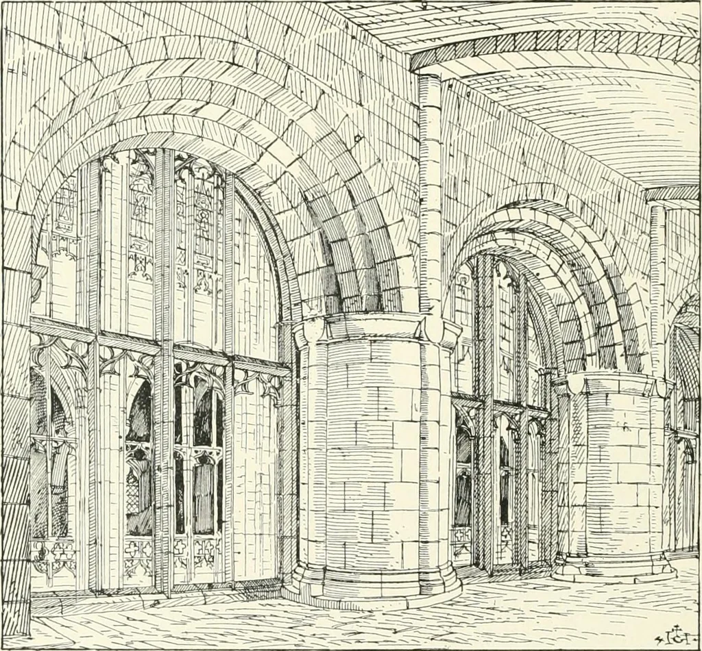 An illustration from A history of Gothic art in England, 1900, leaf 383