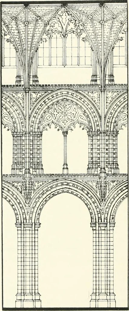 An illustration from A history of Gothic art in England, 1900, leaf 385