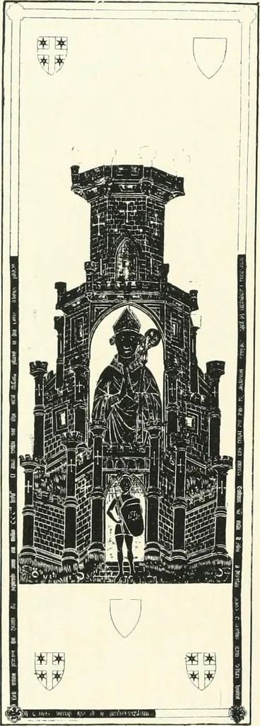 An illustration from A history of Gothic art in England, 1900, leaf 405