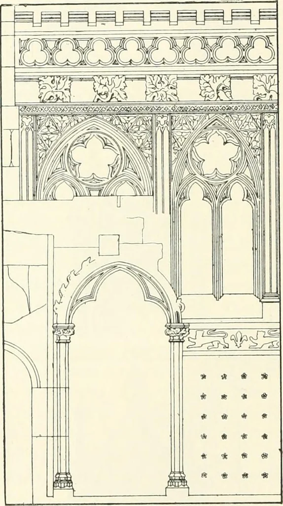 An illustration from A history of Gothic art in England, 1900, leaf 411