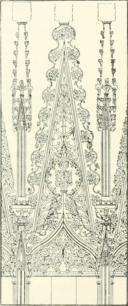 An illustration from A history of Gothic art in England, 1900, leaf 417