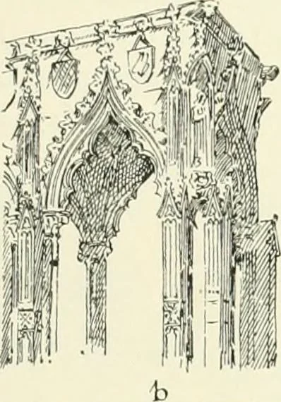 An illustration from A history of Gothic art in England, 1900, leaf 418