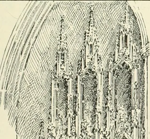 An illustration from A history of Gothic art in England, 1900, leaf 418