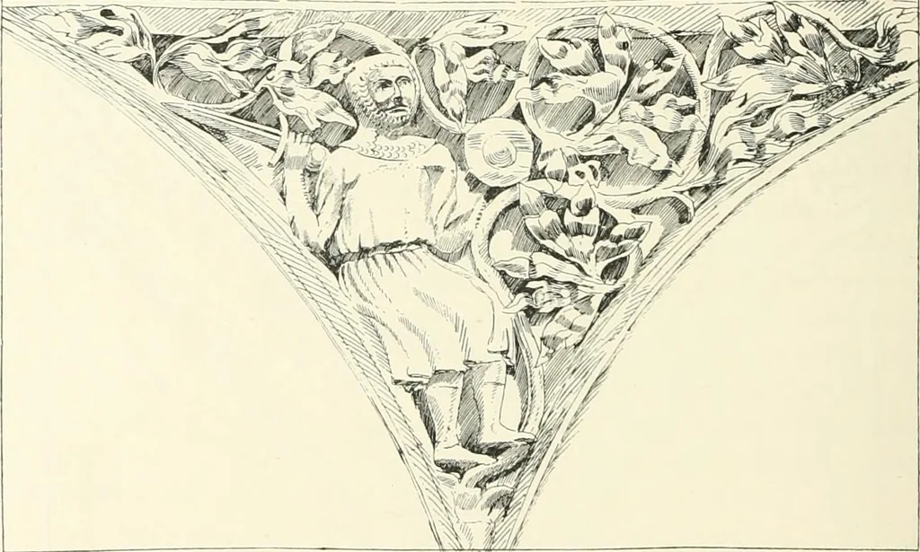 An illustration from A history of Gothic art in England, 1900, leaf 437