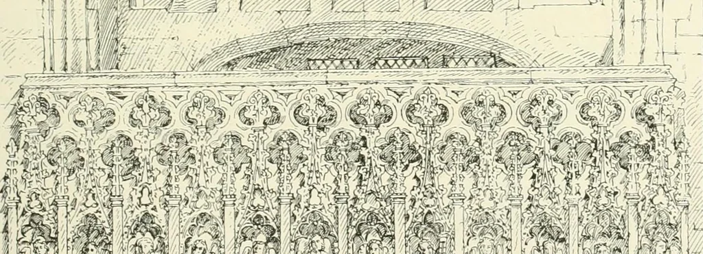 An illustration from A history of Gothic art in England, 1900, leaf 440