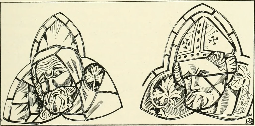 An illustration from A history of Gothic art in England, 1900, leaf 446