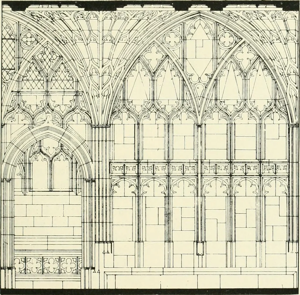 An illustration from A history of Gothic art in England, 1900, leaf 454