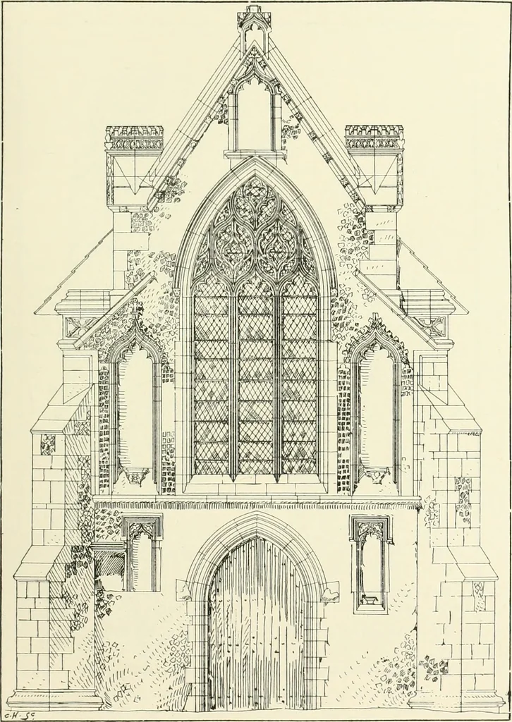 An illustration from A history of Gothic art in England, 1900, leaf 462