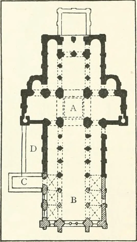 An illustration from A history of Gothic art in England, 1900, leaf 87