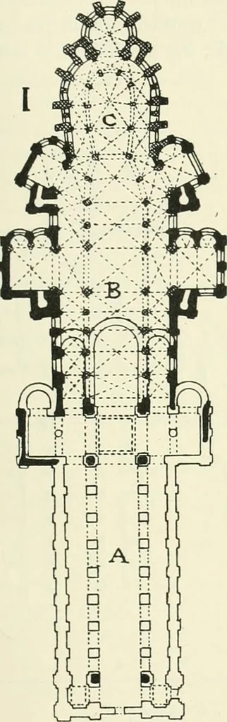 An illustration from A history of Gothic art in England, 1900, leaf 92