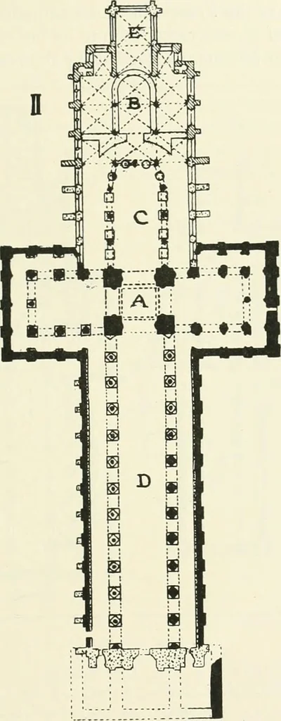 An illustration from A history of Gothic art in England, 1900, leaf 92